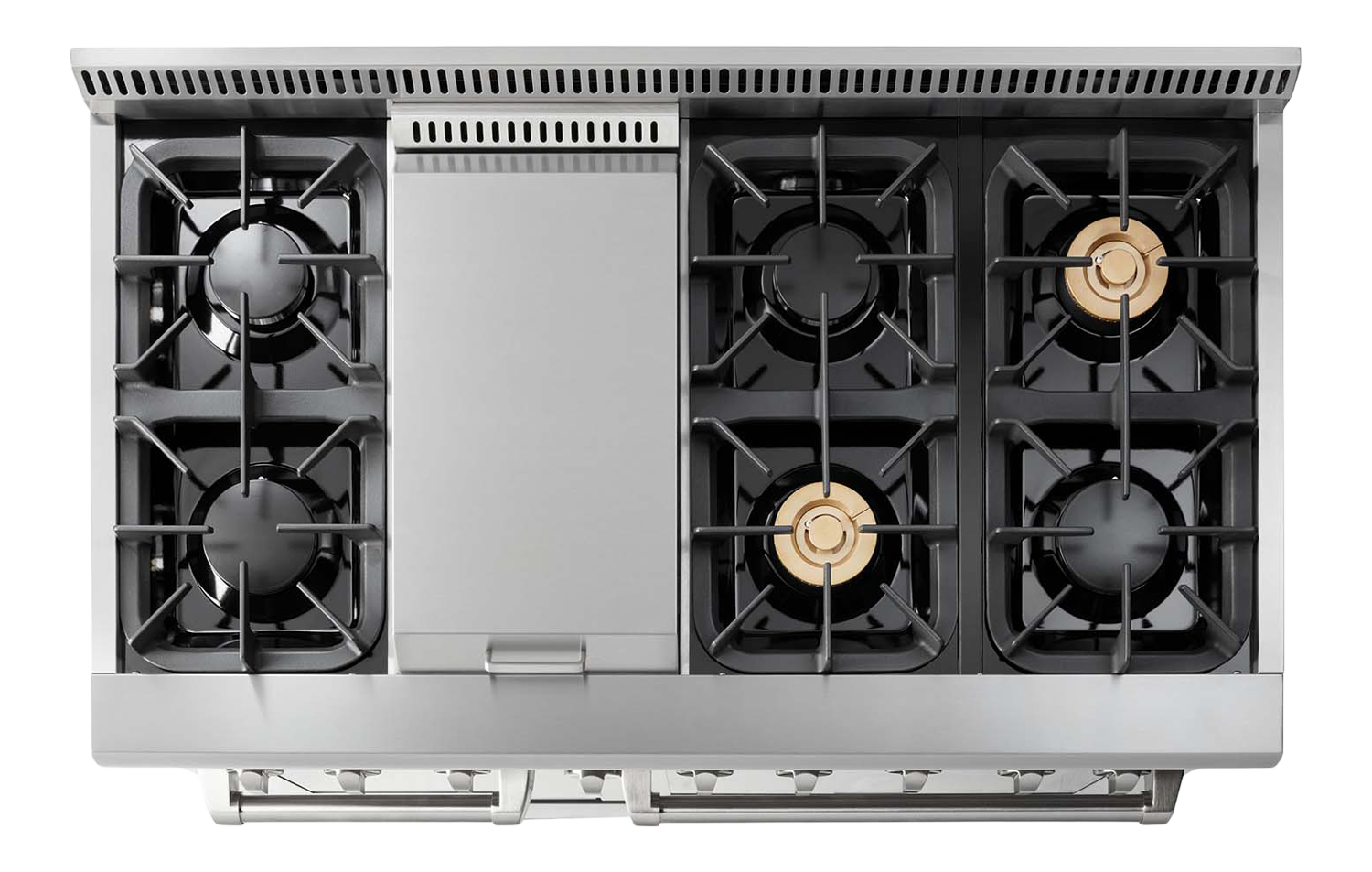 THOR Kitchen 48 Inch Dual Fuel Range in Stainless Steel - Professional - HRD4803U