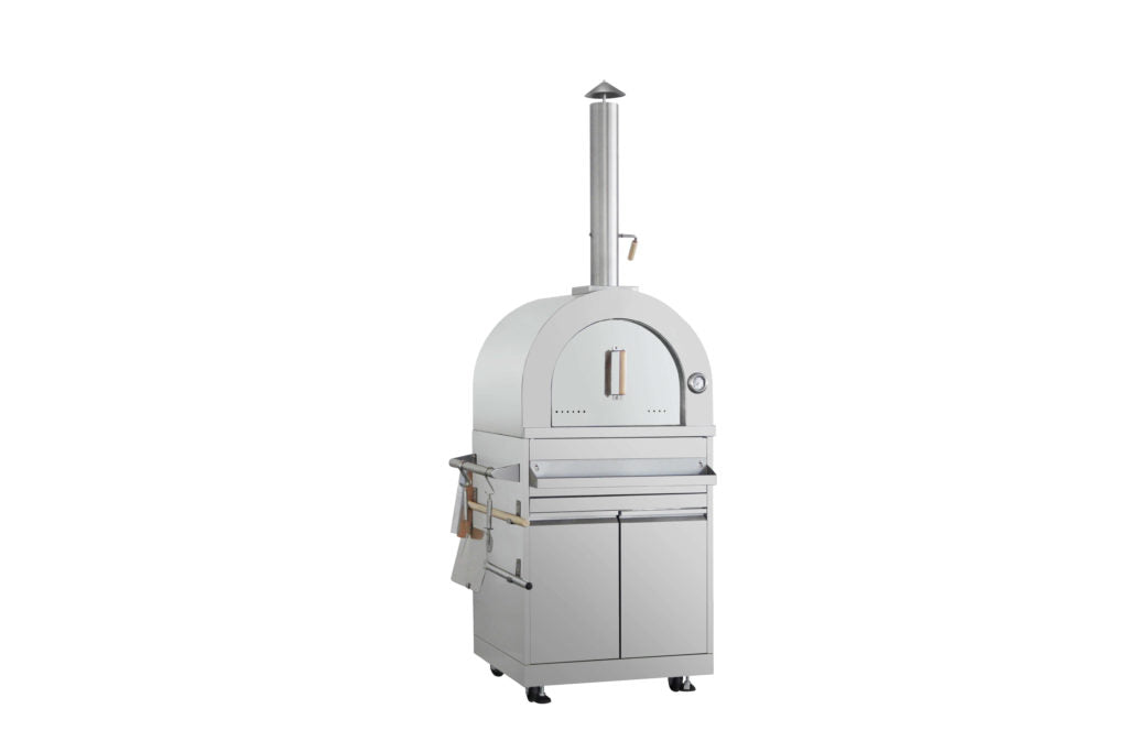 An Outdoor Kitchen Pizza Oven is Next Level