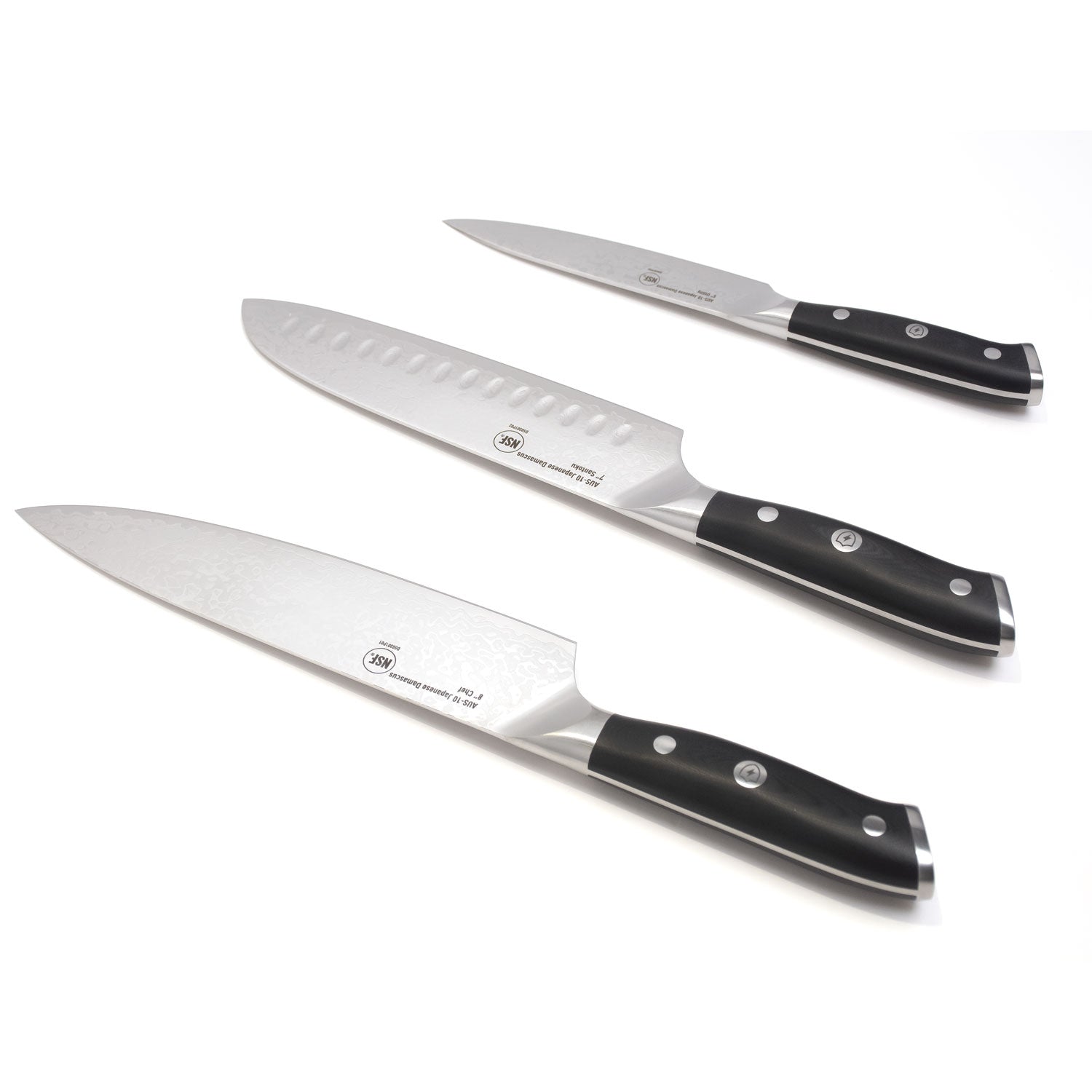 Thor Kitchen 3-Piece Damascus Knife Set – Model DS0301P