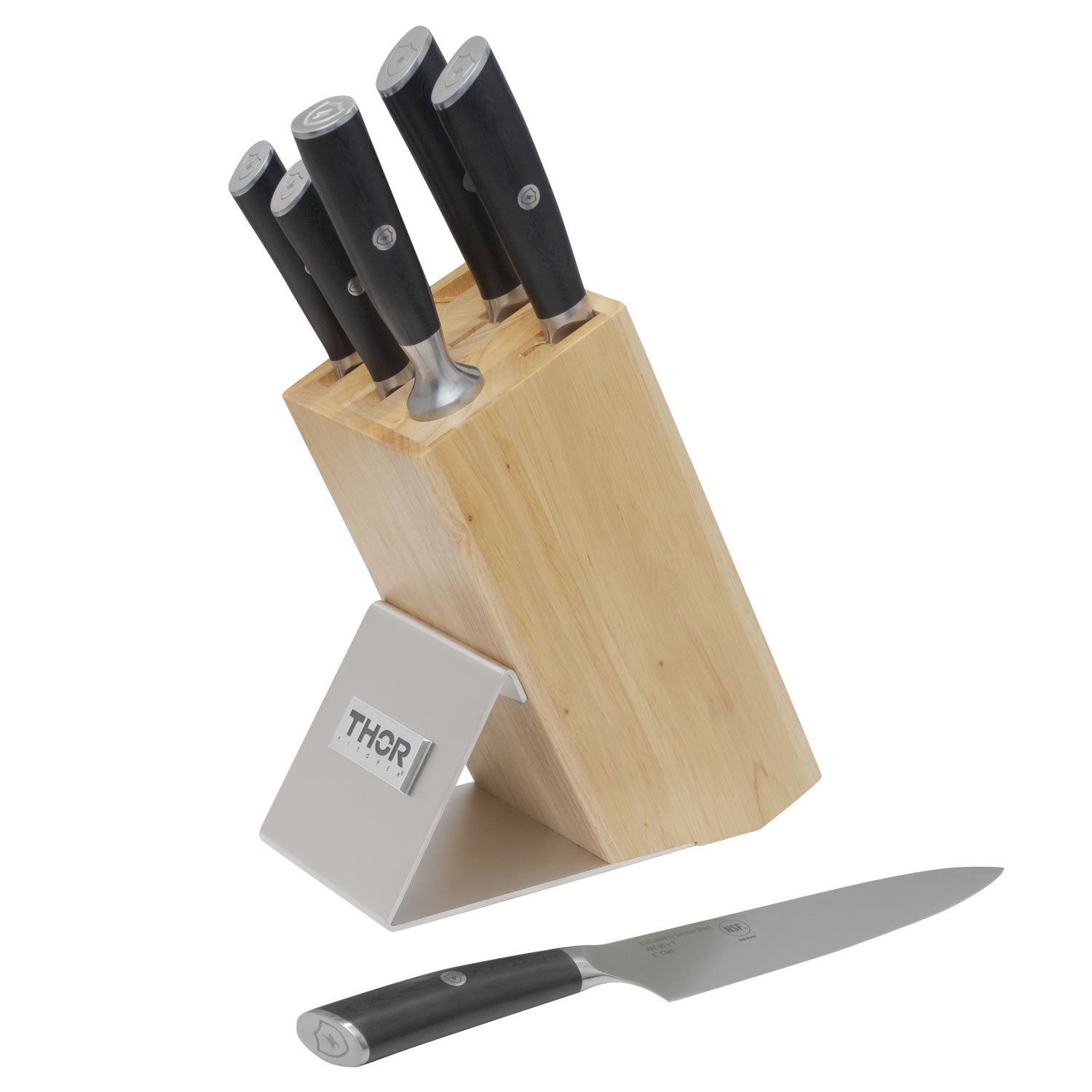 Thor Kitchen 7-Piece Knife Set with Knife Block – Model GS0701P