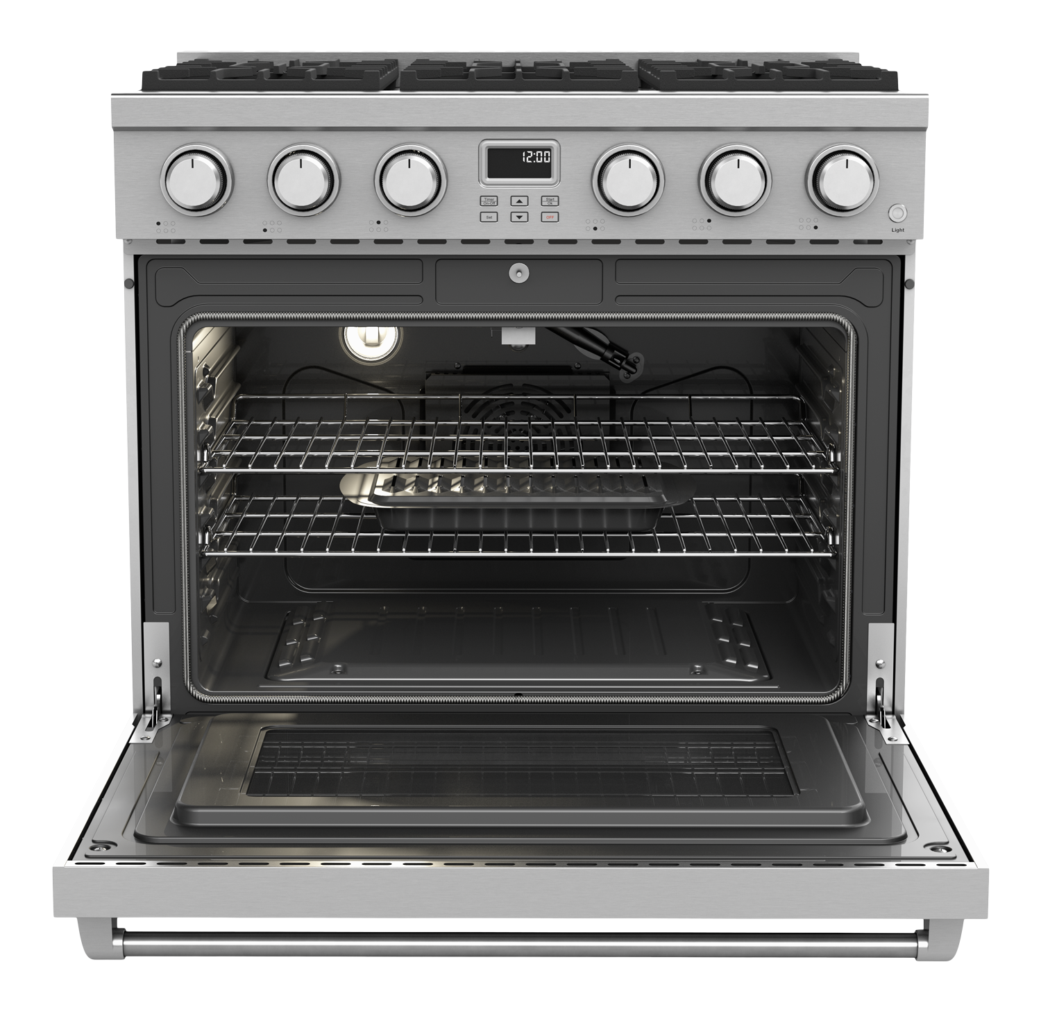 Thor Kitchen 36-Inch Contemporary Professional Liquid Propane Range - ARG36LP