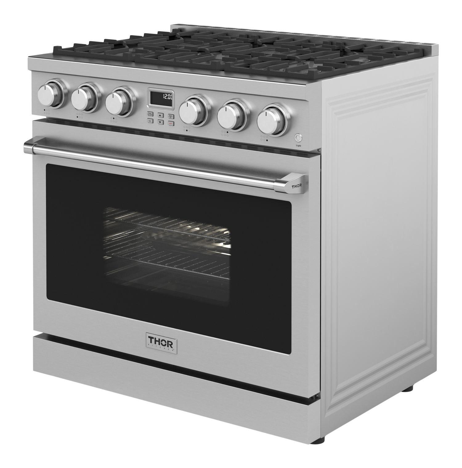 Thor Kitchen 36-Inch Contemporary Professional Liquid Propane Range - ARG36LP