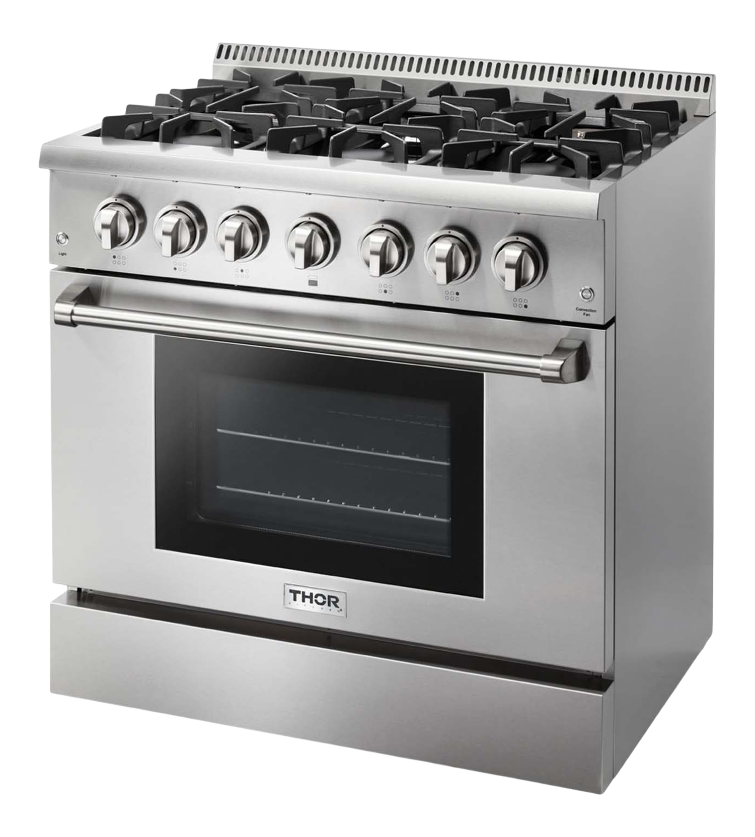 Thor Kitchen 36-Inch Professional Dual Fuel Liquid Propane Range - HRD3606ULP