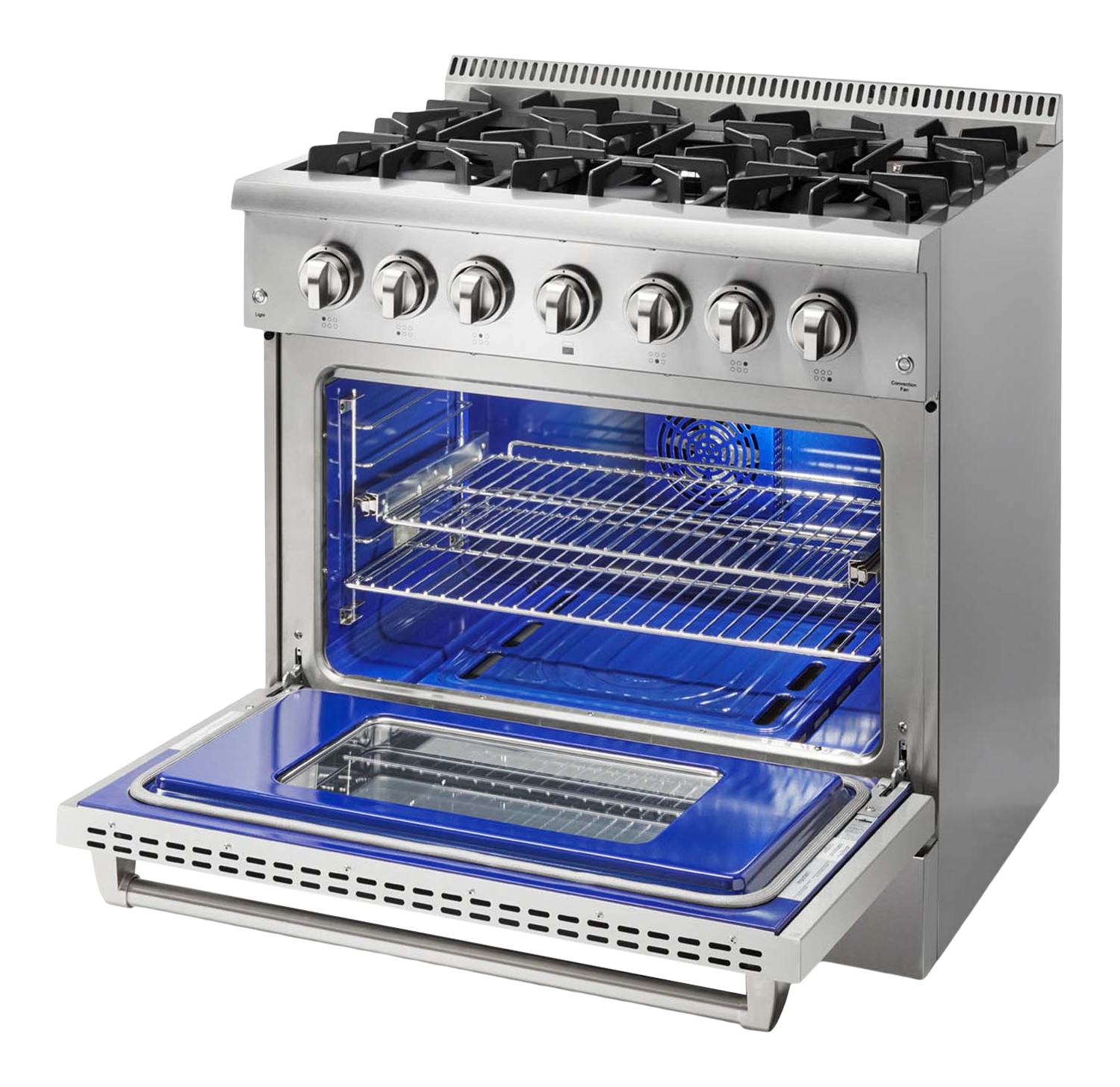 THOR Kitchen 36-Inch Dual Fuel Range - Professional - HRD3606U