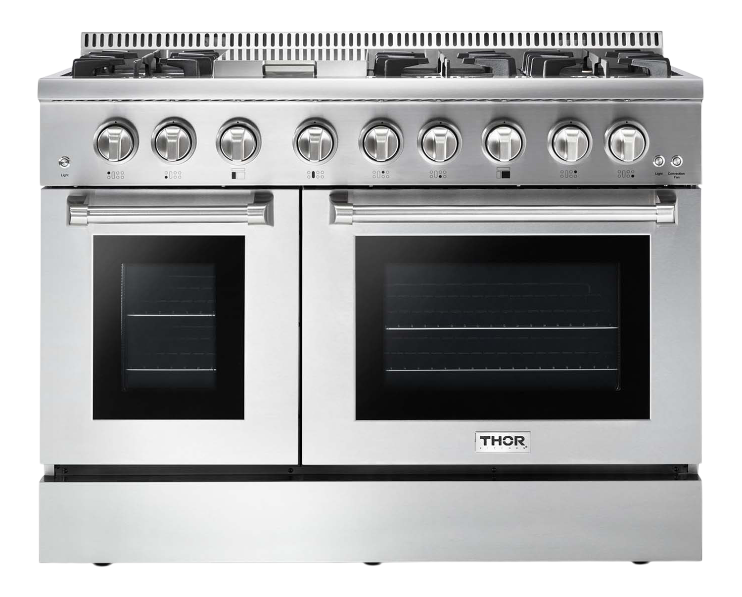 Thor Kitchen 48 Inch Dual Fuel Range in Stainless Steel - Professional - HRD4803U