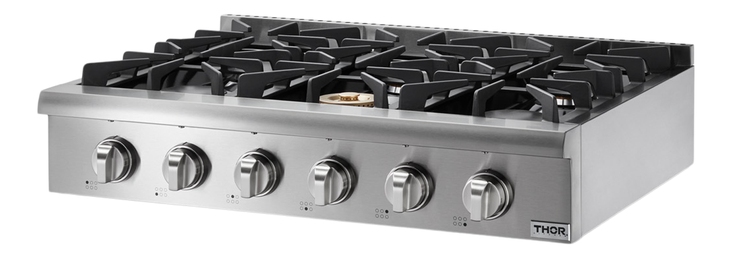Thor Kitchen 36-Inch Professional Gas Rangetop - Model HRT3618U