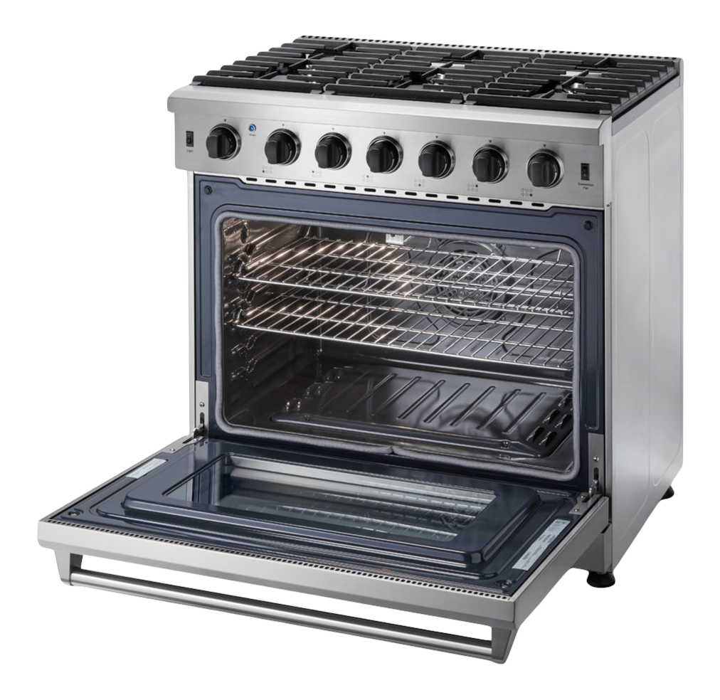 Thor Kitchen 36-Inch Liquid Propane Range - Model LRG3601ULP-R (Renewed)