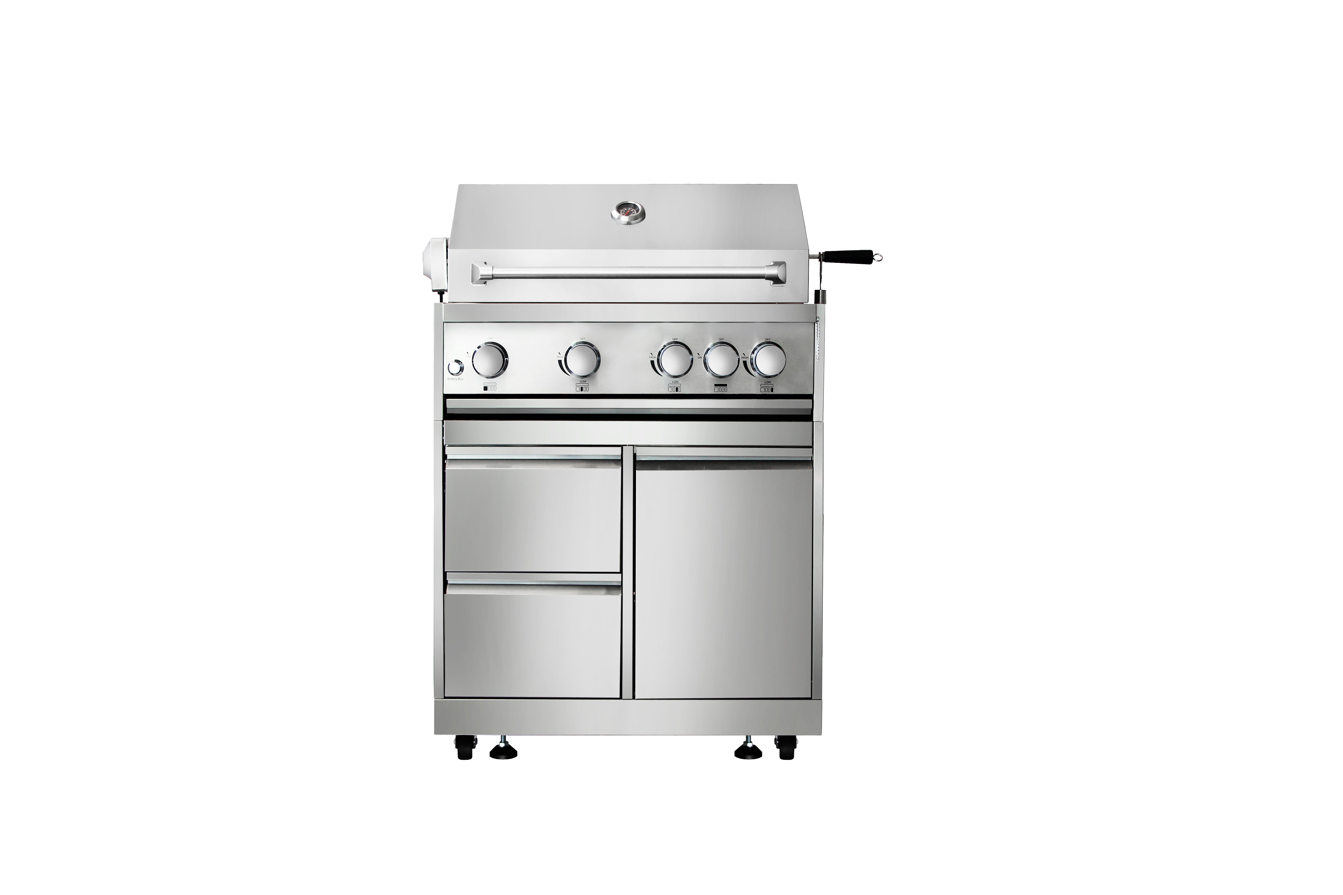 Thor Kitchen Outdoor Kitchen BBQ Grill Cabinet in Stainless Steel - Model MK03SS304