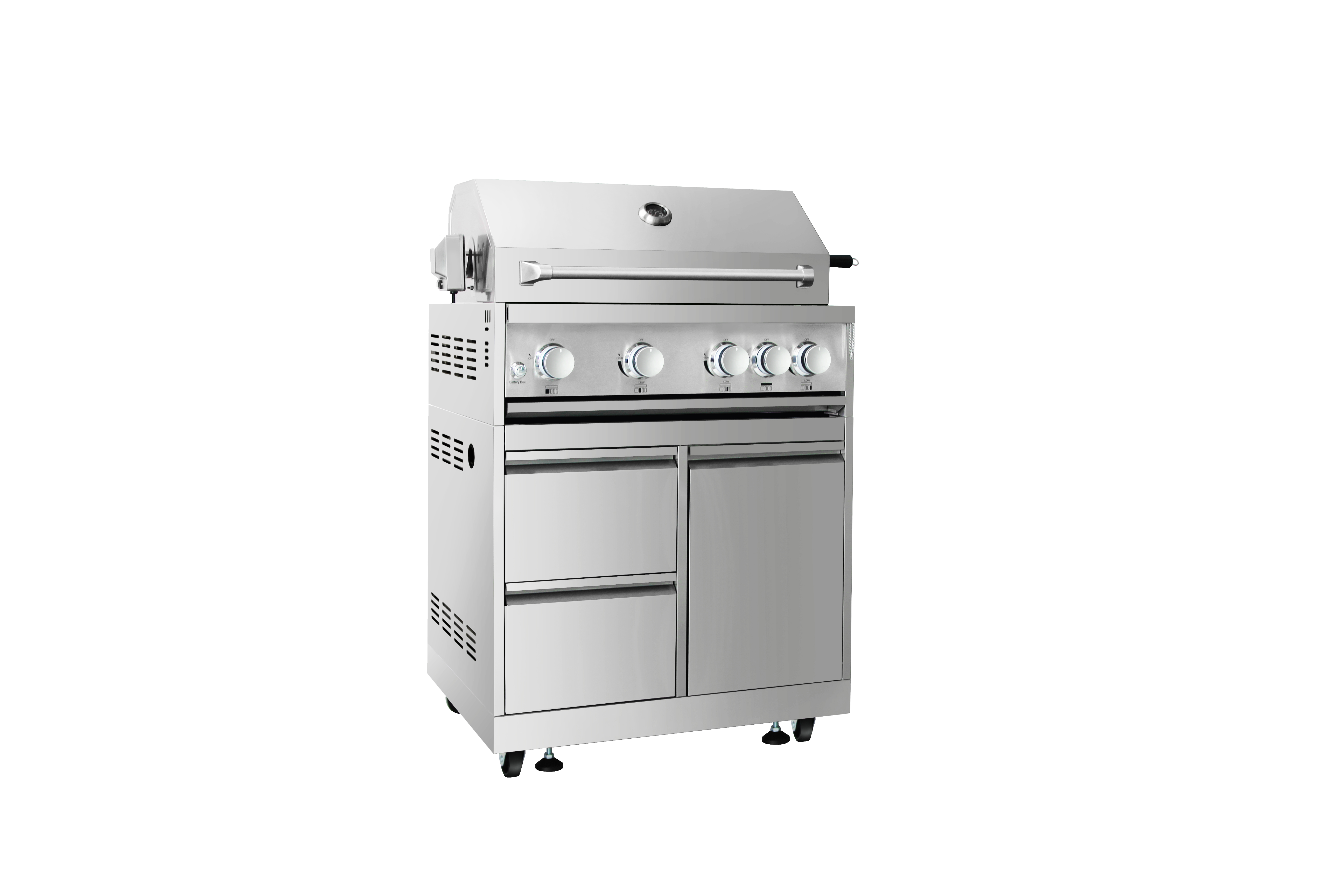 Thor Kitchen Outdoor Kitchen BBQ Grill Cabinet in Stainless Steel - Model MK03SS304