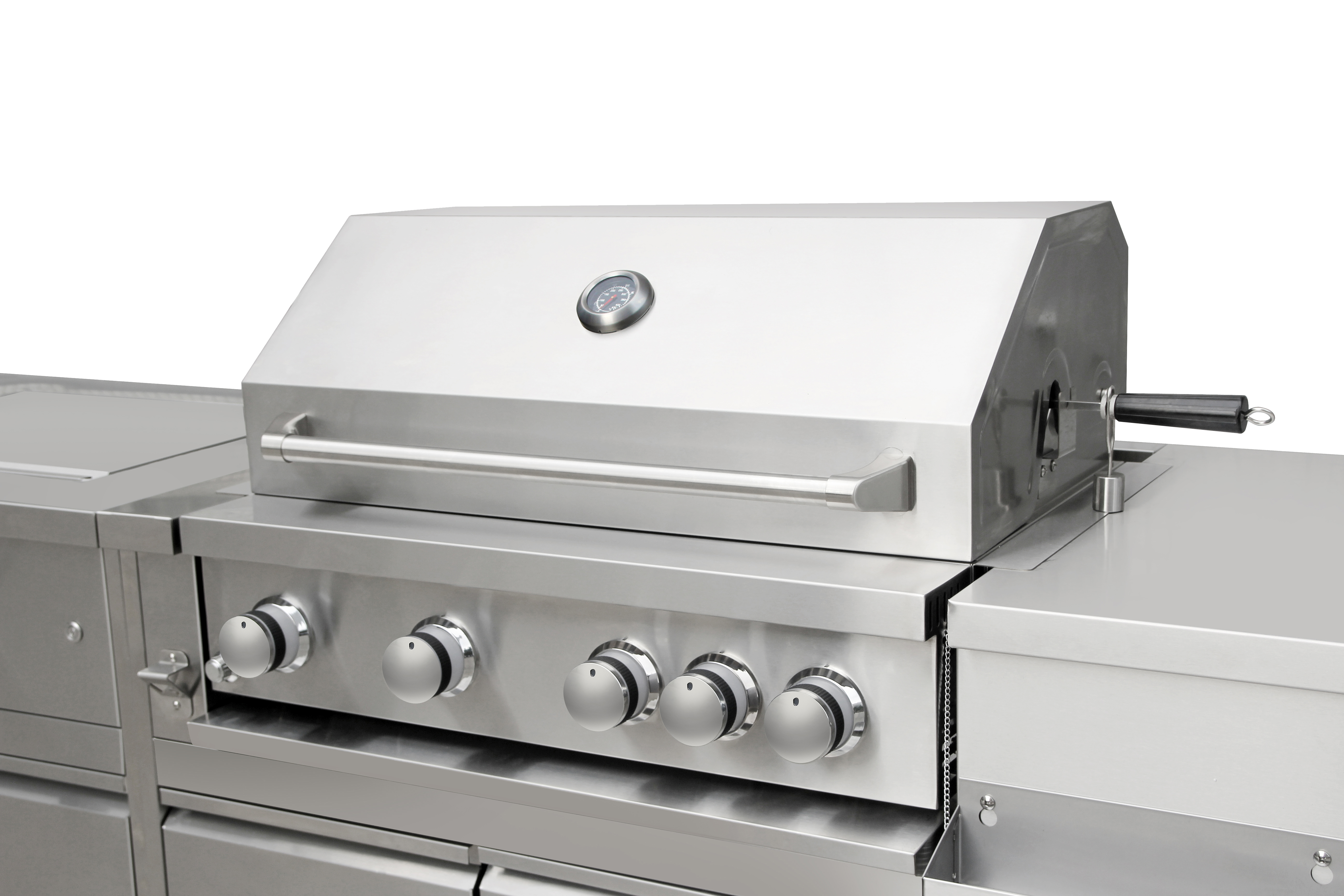 Thor Kitchen Outdoor Kitchen BBQ Grill Cabinet in Stainless Steel - Model MK03SS304