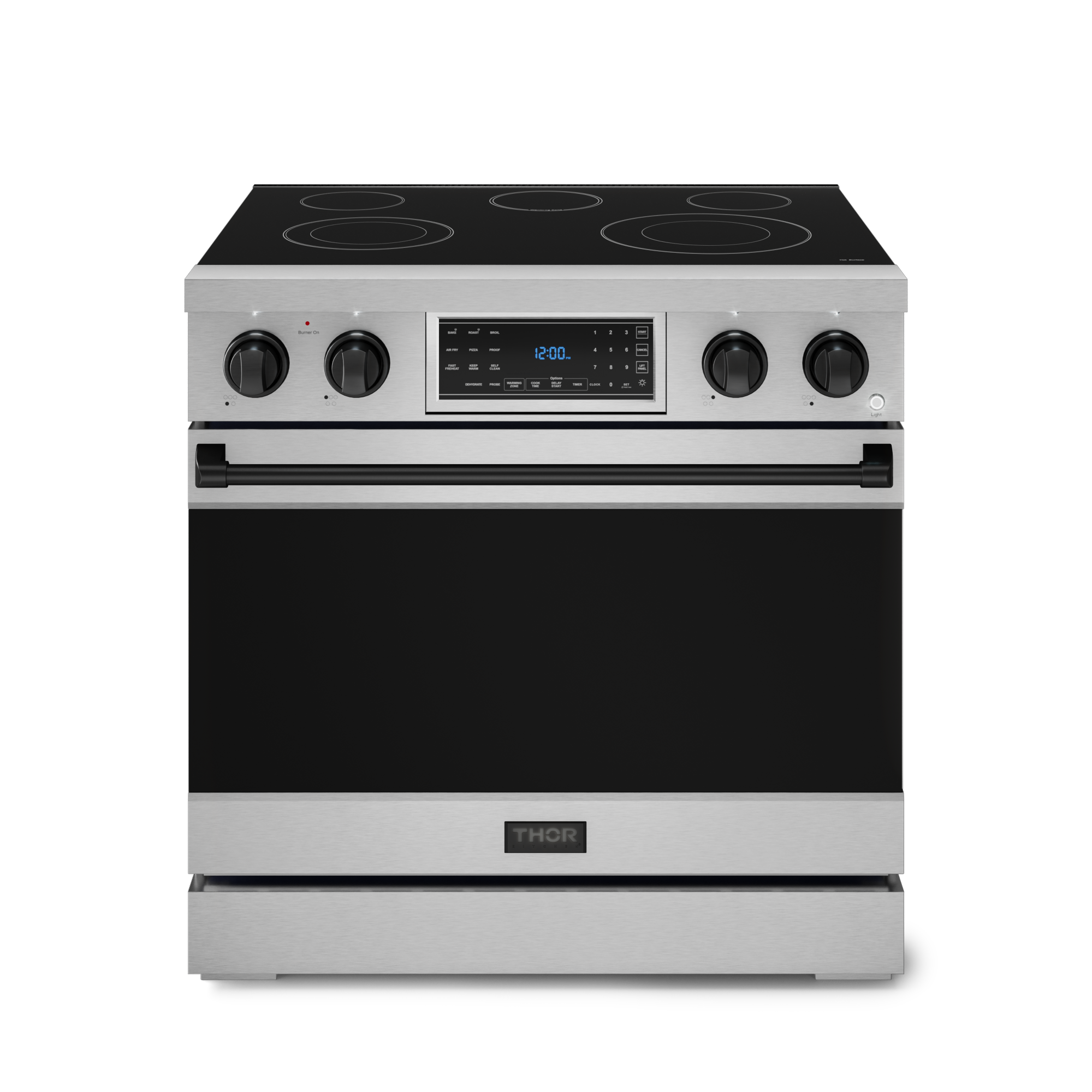 36 Inch Professional Electric Range with Tilt Panel Touch Control in Stainless Steel | Gordon Ramsay Series - RSE36
