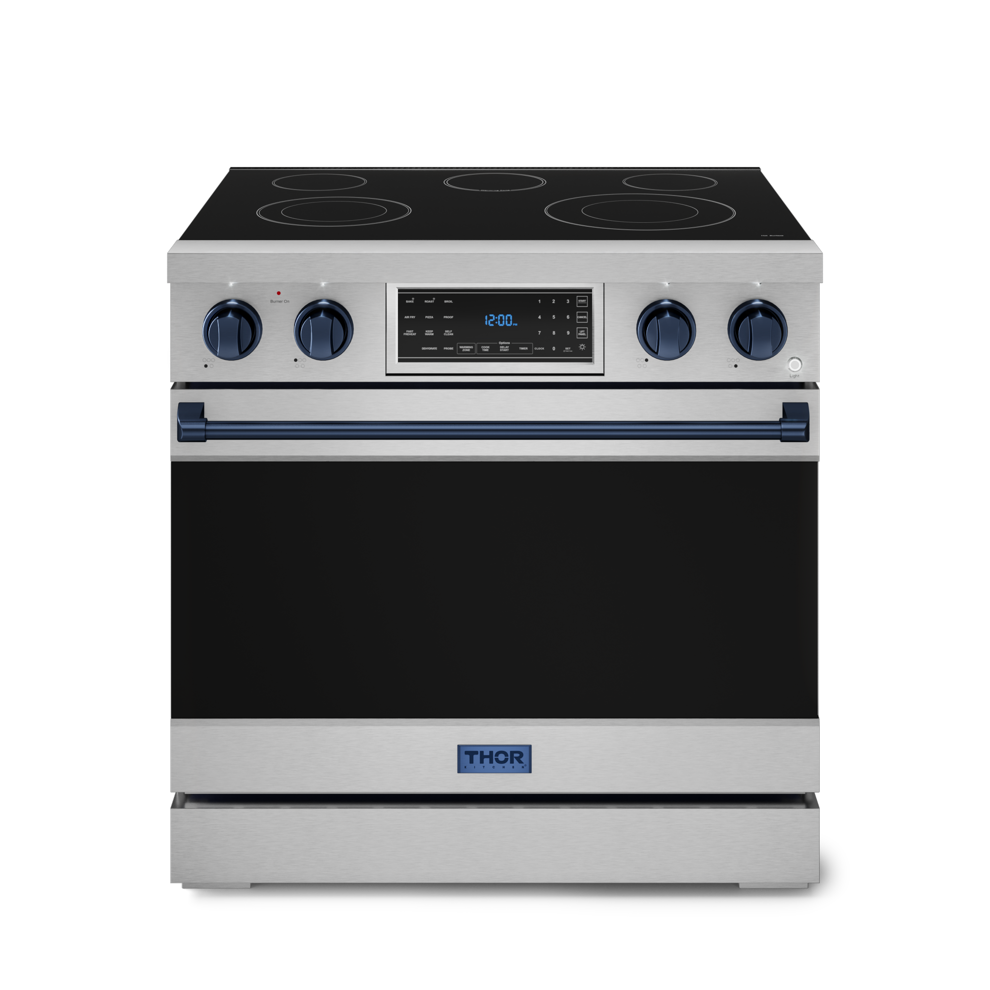36 Inch Professional Electric Range with Tilt Panel Touch Control in Stainless Steel | Gordon Ramsay Series - RSE36