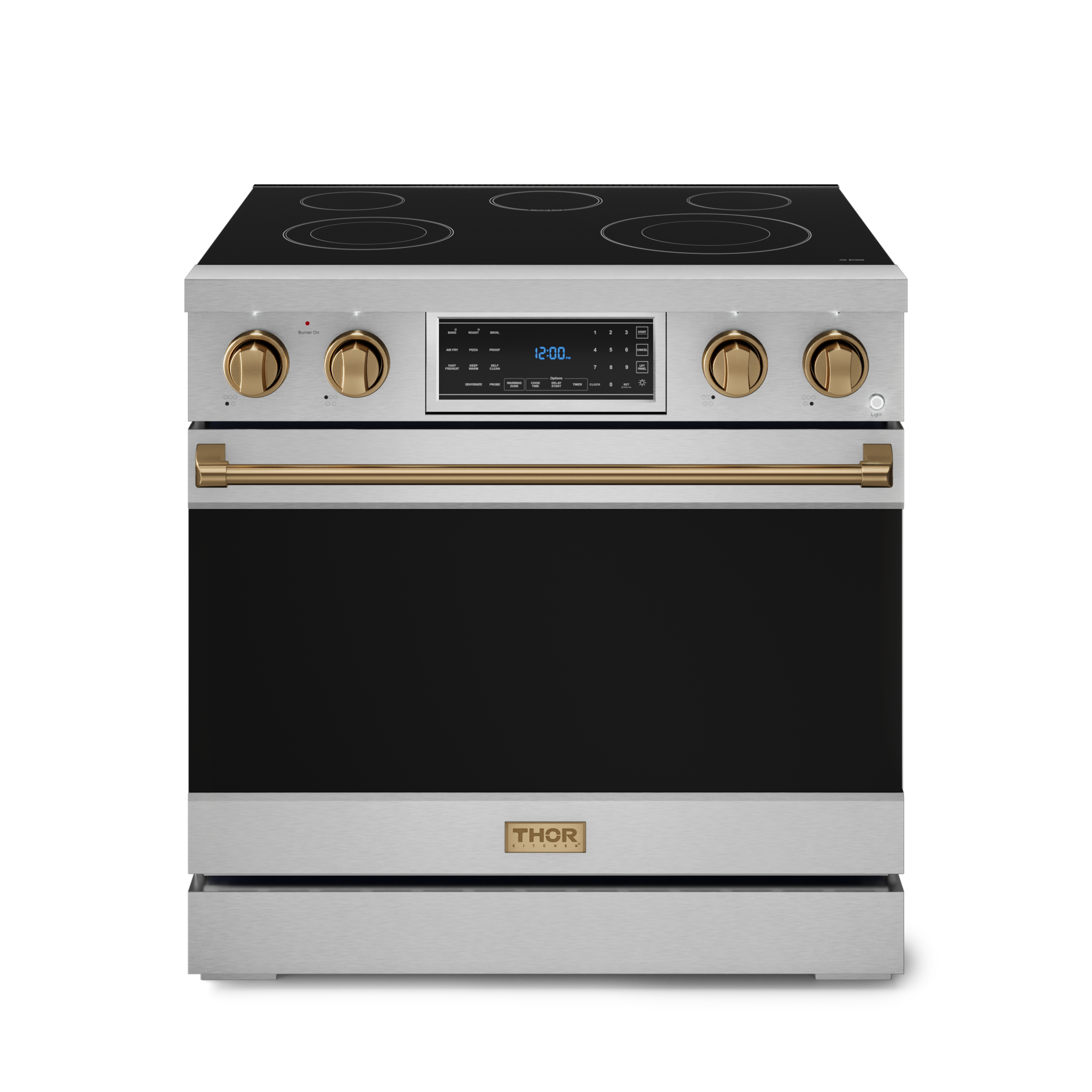 36 Inch Professional Electric Range with Tilt Panel Touch Control in Stainless Steel | Gordon Ramsay Series - RSE36