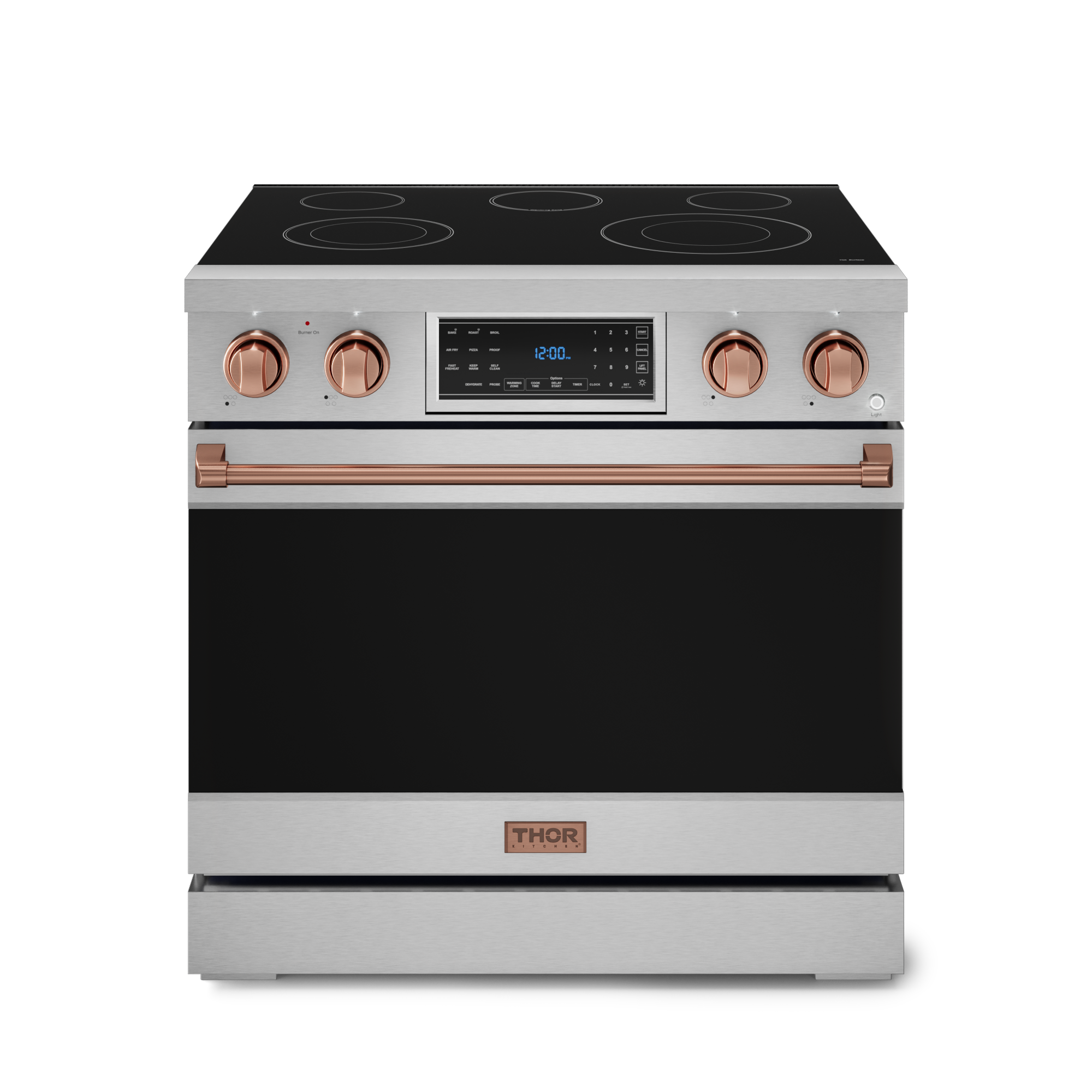 36 Inch Professional Electric Range with Tilt Panel Touch Control in Stainless Steel | Gordon Ramsay Series - RSE36