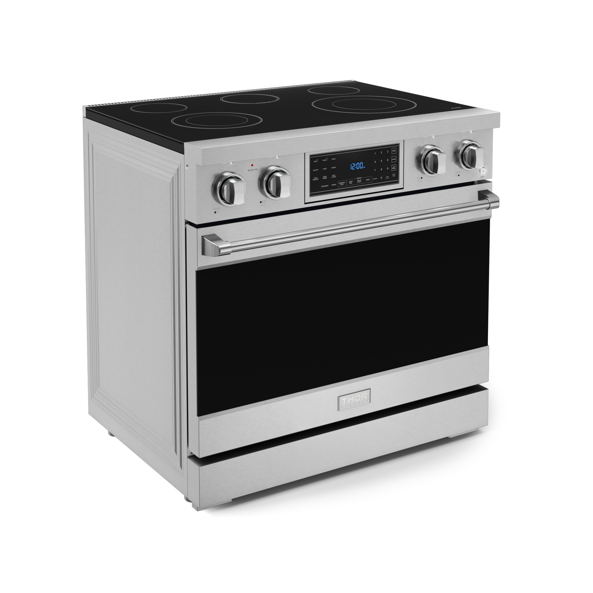 36 Inch Professional Electric Range with Tilt Panel Touch Control in Stainless Steel | Gordon Ramsay Series - RSE36