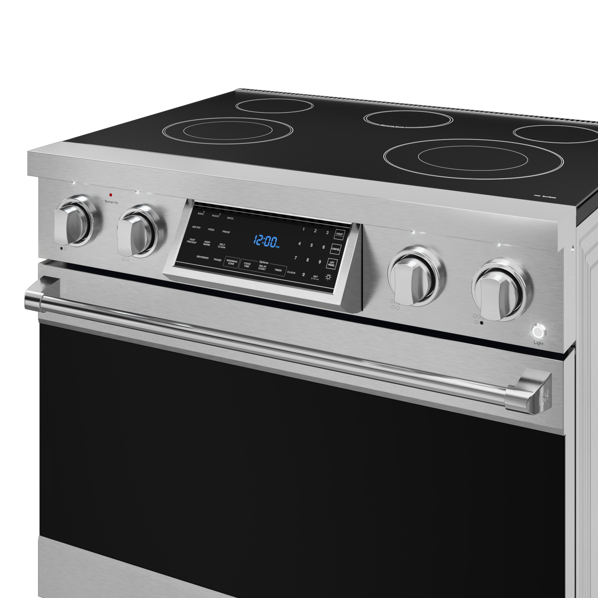36 Inch Professional Electric Range with Tilt Panel Touch Control in Stainless Steel | Gordon Ramsay Series - RSE36