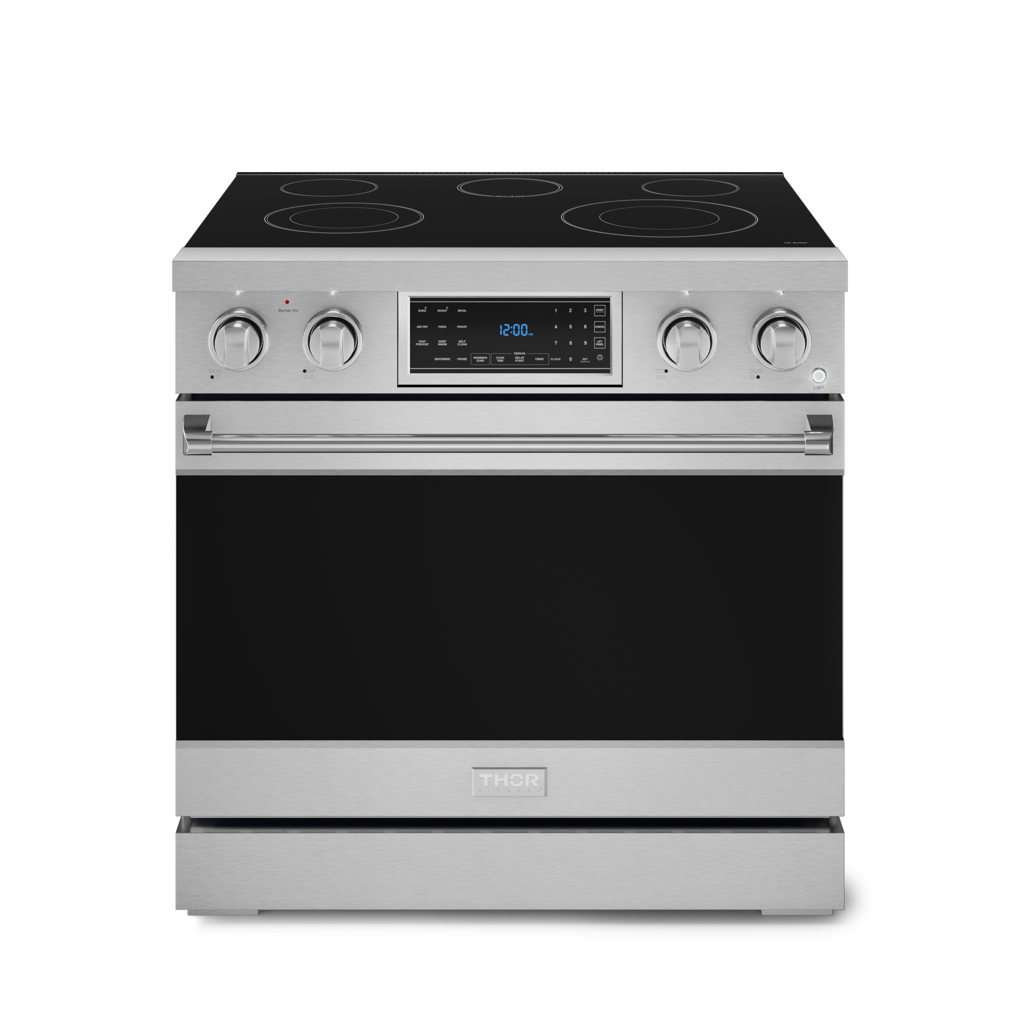 36 Inch Professional Electric Range with Tilt Panel Touch Control in Stainless Steel | Gordon Ramsay Series - RSE36