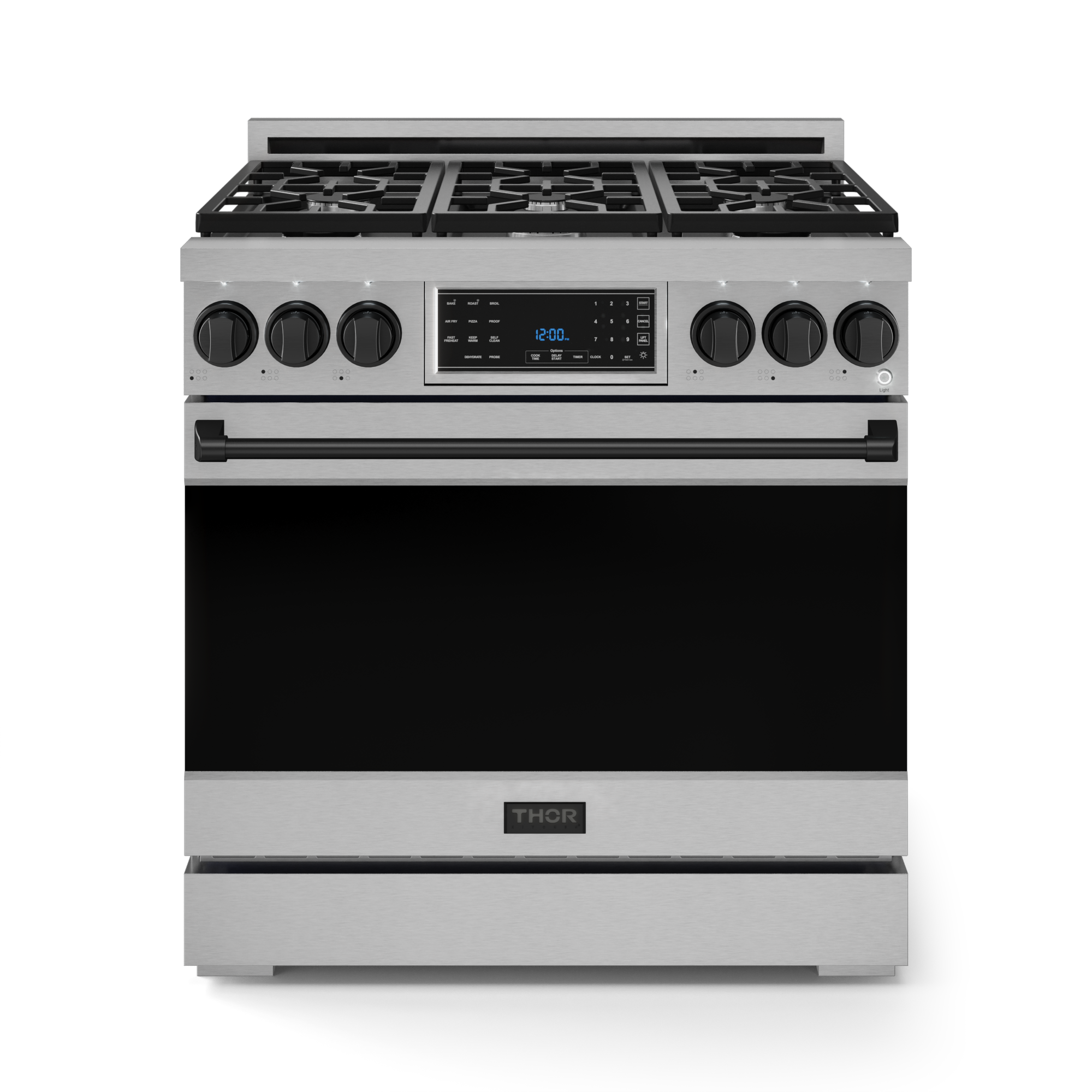 36 Inch Professional Electric Range with Tilt Panel Touch Control in Stainless Steel | Gordon Ramsay Series - RSE36