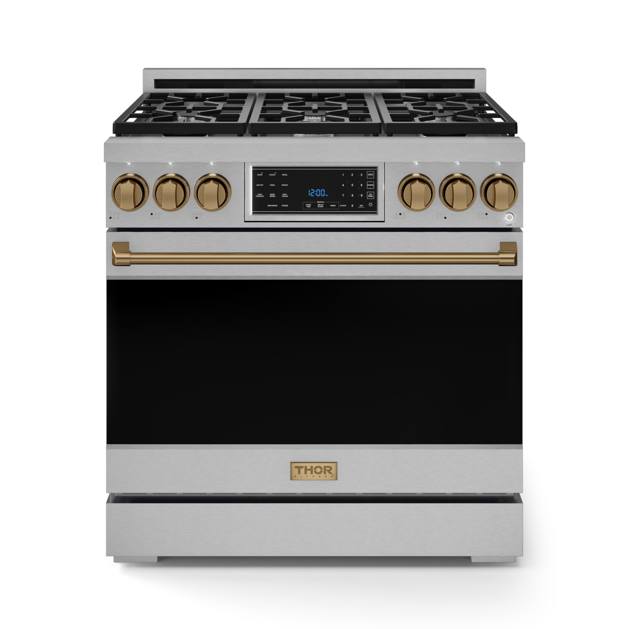 36 Inch Professional Electric Range with Tilt Panel Touch Control in Stainless Steel | Gordon Ramsay Series - RSE36