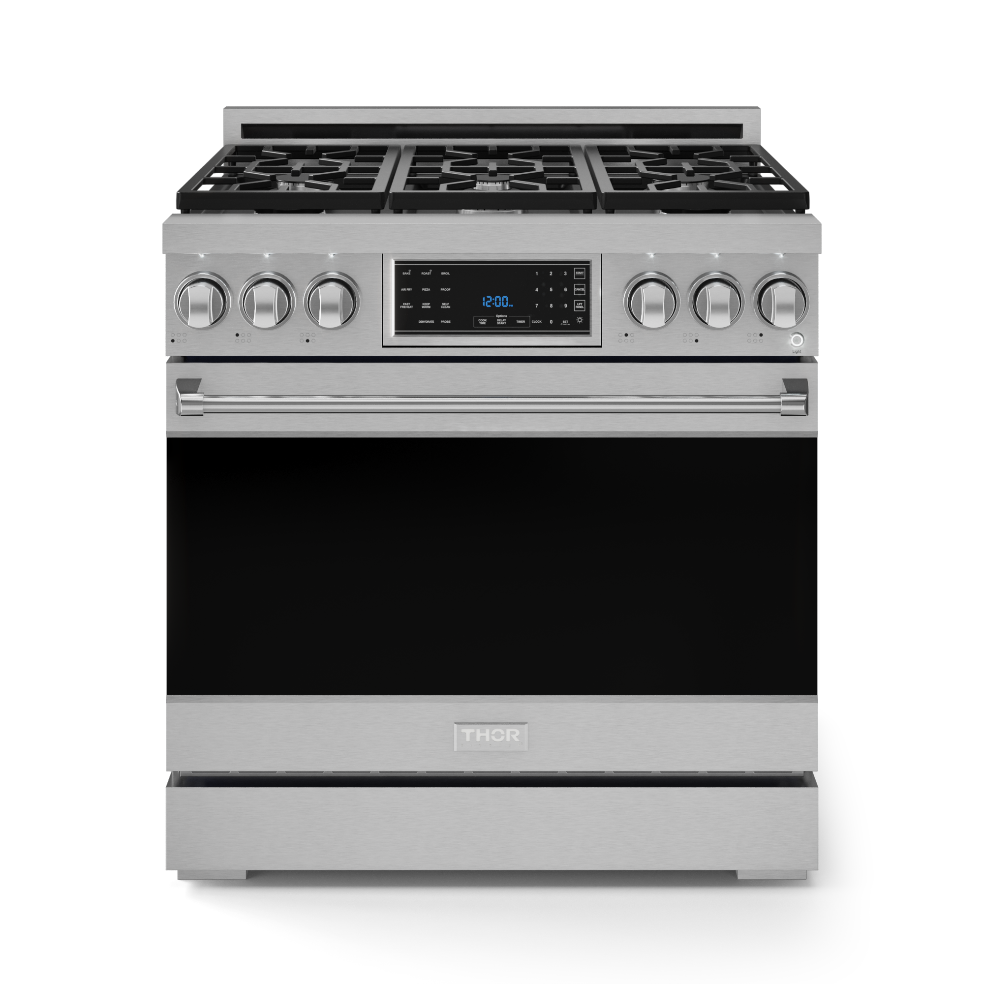 36 Inch Professional Electric Range with Tilt Panel Touch Control in Stainless Steel | Gordon Ramsay Series - RSE36
