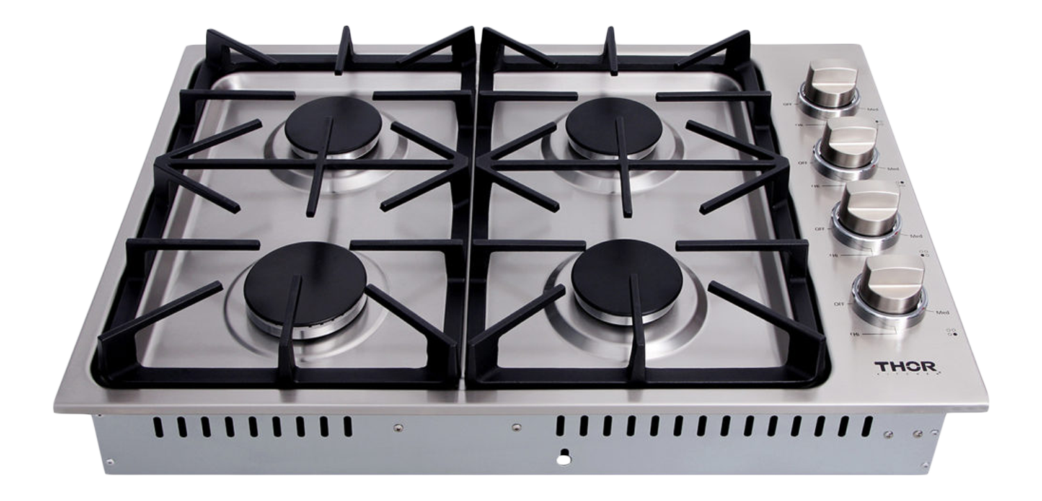 Thor Kitchen 30-Inch Professional Drop-In Gas Cooktop - Model TGC3001