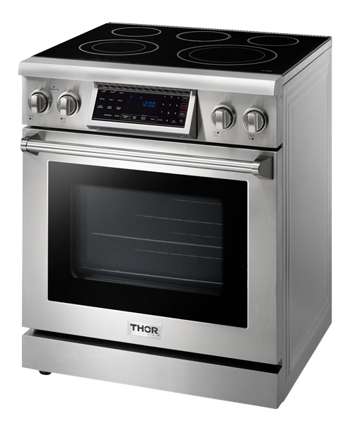 THOR Kitchen 30-Inch Tilt Panel Electric Range - Professional - Model TRE3001