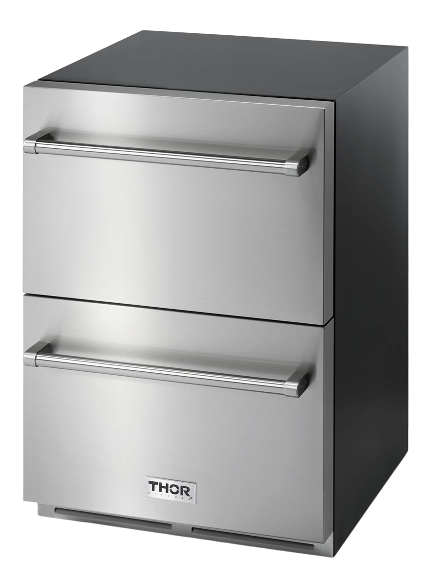 24 Inch Indoor Outdoor Refrigerator Drawer - MODEL TRF24U-R (Renewed)