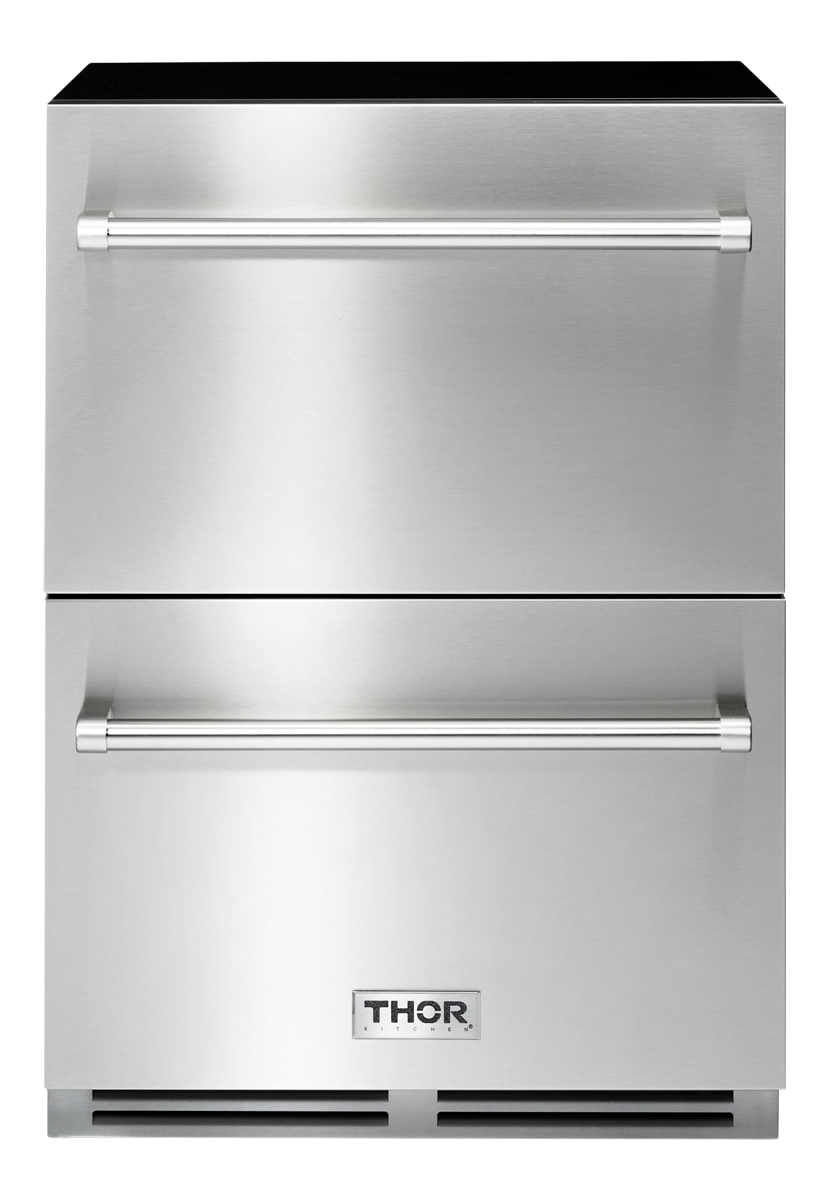 24 Inch Indoor Outdoor Refrigerator Drawer - MODEL TRF24U-R (Renewed)