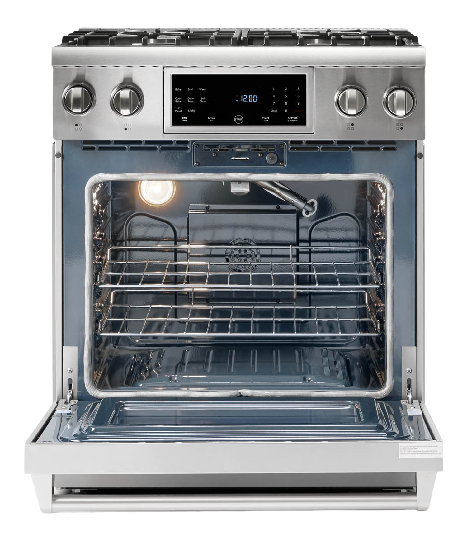 Thor Kitchen 30-Inch Tilt Panel Professional Liquid Propane Range -TRG3001LP