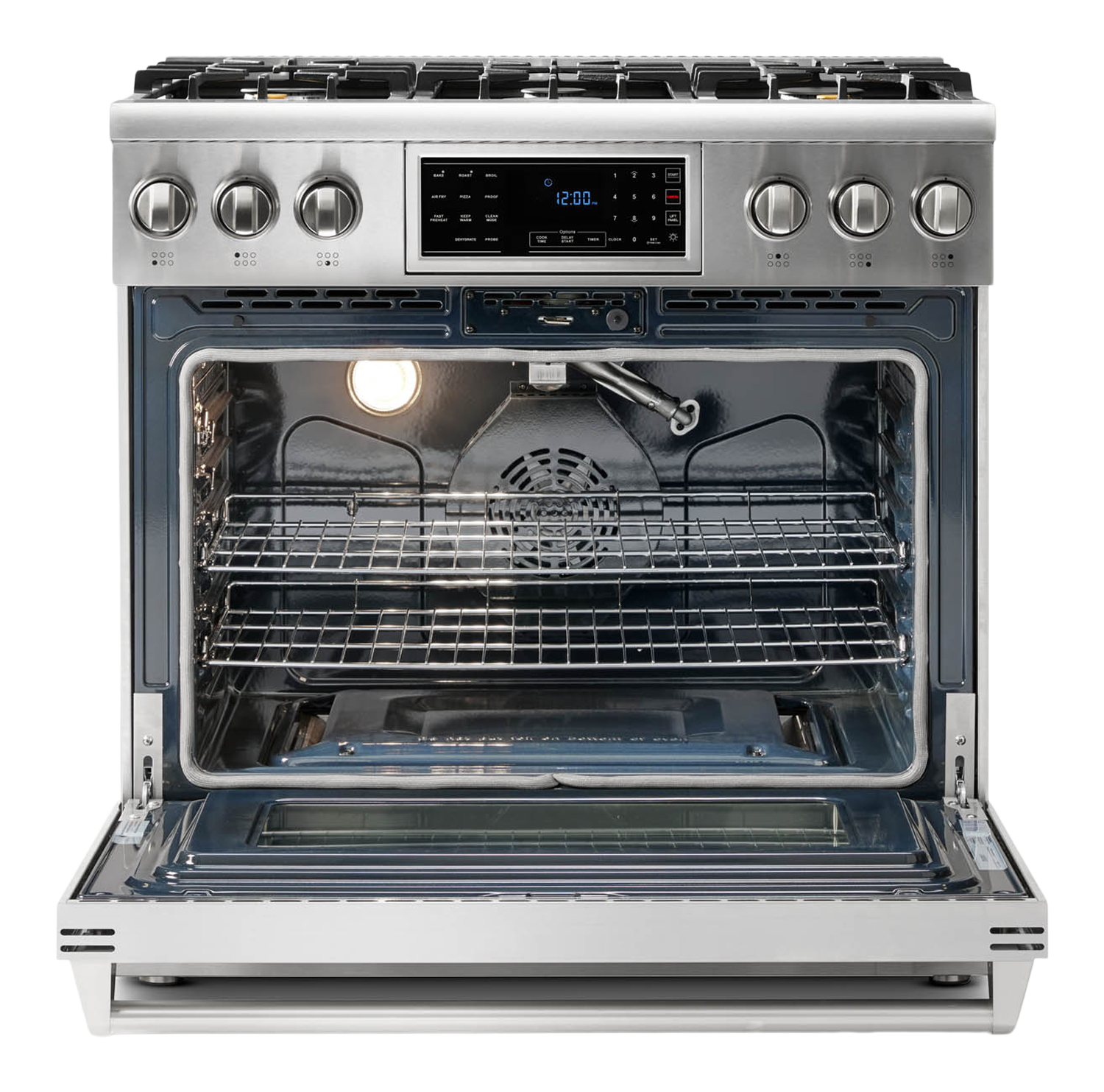 Thor Kitchen 36-Inch Tilt Panel Professional Gas Range - Model TRG3601-R (Renewed)